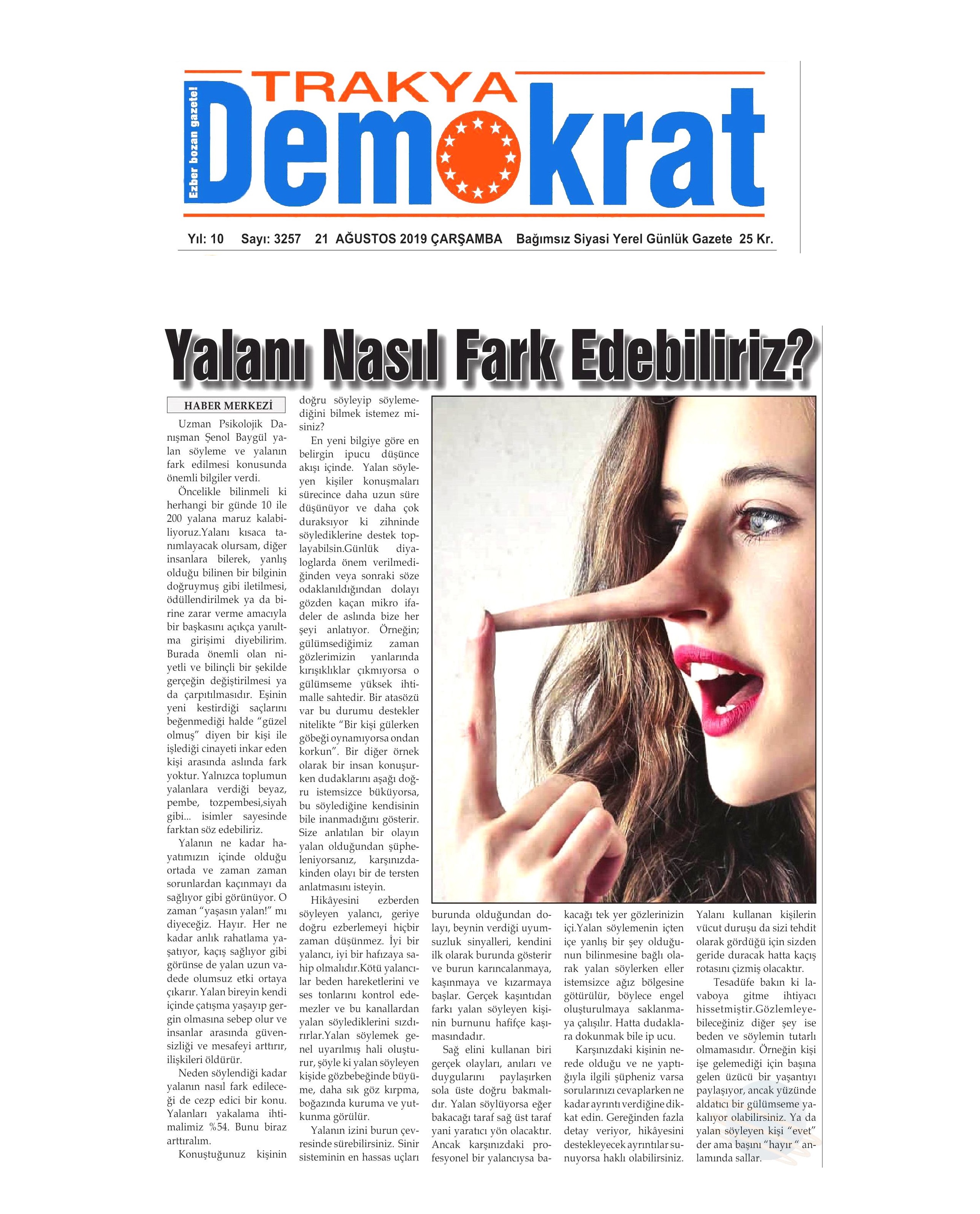 yalanı nasıl fark edebiliriz